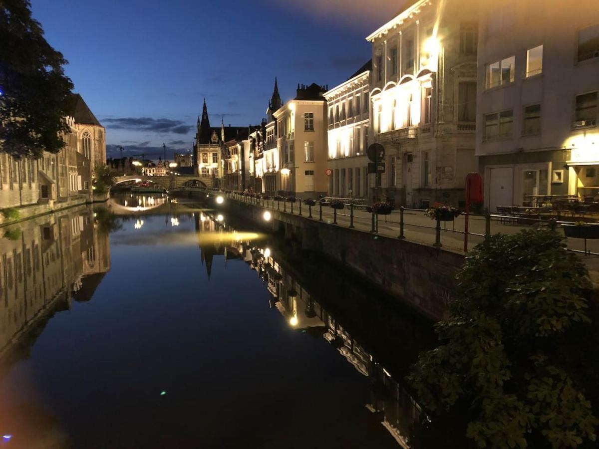 Studio Medieval City Center At River De Leie Gand Extérieur photo